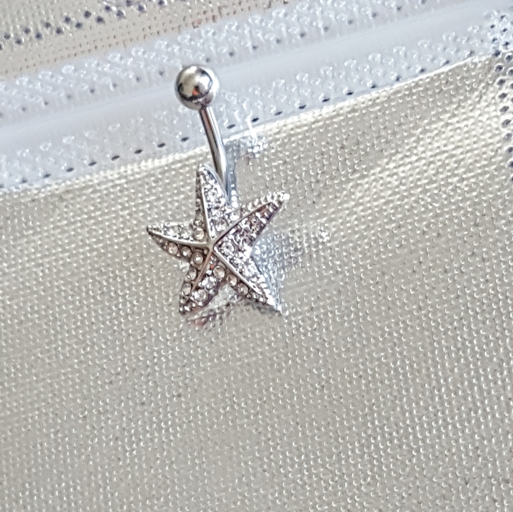 Starfish belly ring